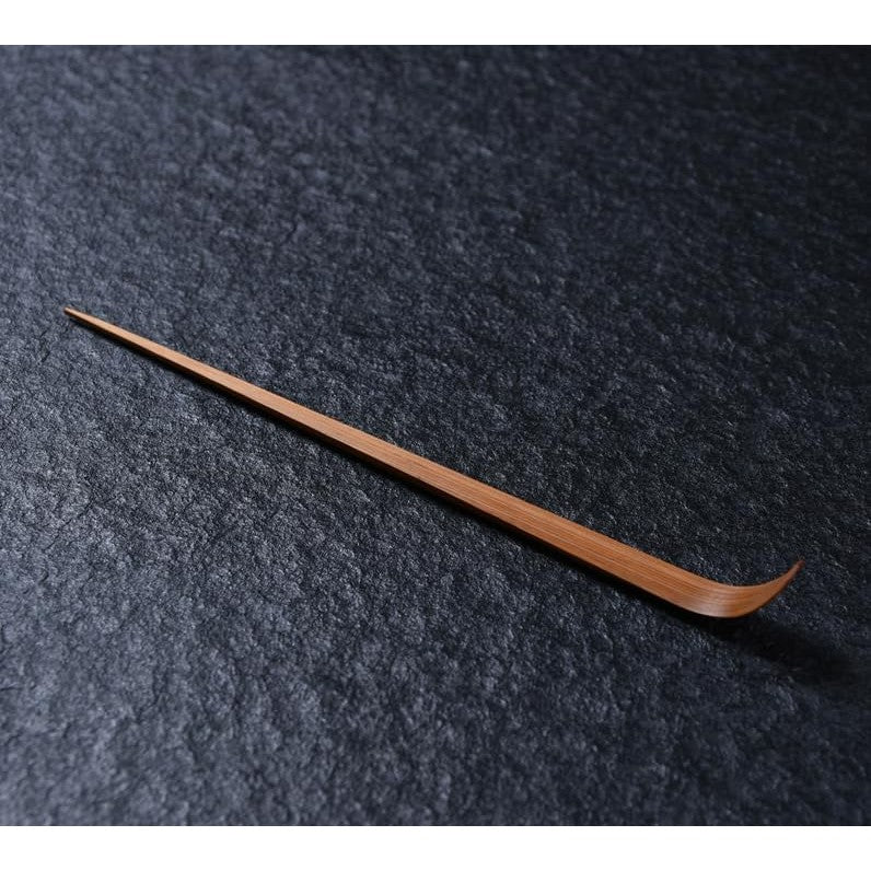 LONNEA Chashaku (Tea Scoop) Carbonized Bamboo Tea Utensil Bamboo Tea Scoop Teaspoon for Matcha Powder Scoop Natural Bamboo Tea Equipment Matcha Scoop Tea Ceremony Accessory (Chashaku - Brown - Set of 2)