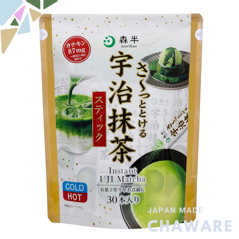 Morihan Instant Uji Matcha 1.8g × 30 sticks