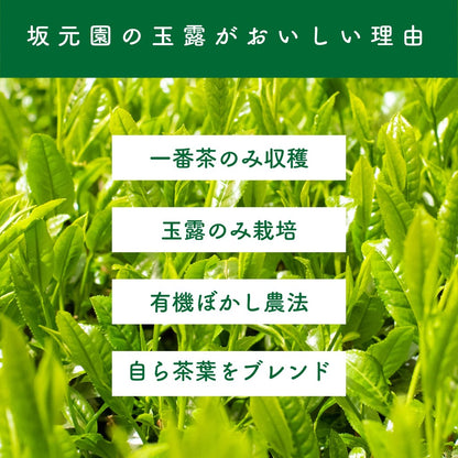 Organic Gyokuro Powdered Tea 70g, Sakamotoen Seicha, Produced in Kagoshima Prefecture, Shizen no Oka Shop