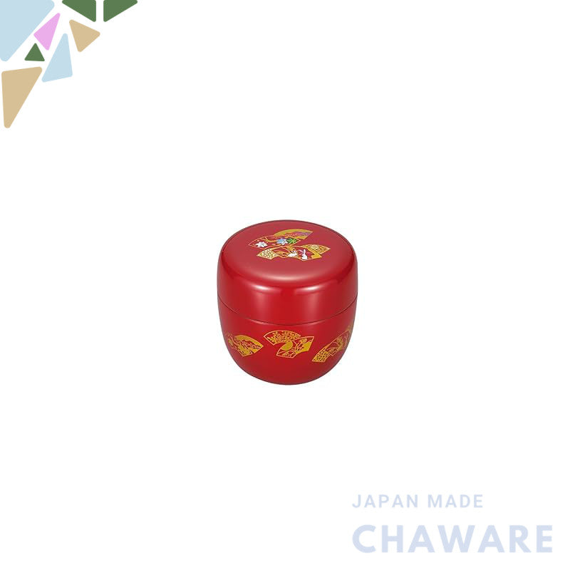 Nakatani Brothers Co. Yamanaka Lacquerware 2.2 Natsume (with Inner Lid) - Black and Red Designs