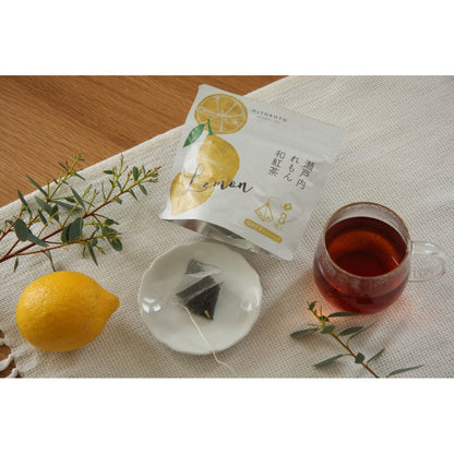 Kanei Ichigon Tea Variety Pack: Japanese Black Tea with Aomori Apple & Setouchi Lemon (2g x 8)