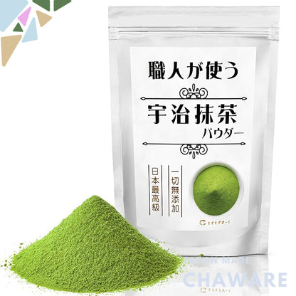 Artisan-Grade Uji Matcha Powder 100g[100% Premium Uji Wazuka Matcha] Completely Additive-Free Matcha Powder 100g