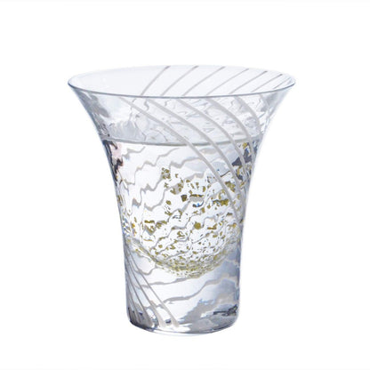 Toyo Sasaki Glass Edo Glass Yachiyo Kiln Cup Snow Viewing Sake 85ml Made in Japan Sake Cup Sake Glass Glass Cup Gift Present Perfect for Respect for the Aged Day Father's Day Mother's Day Birthday 10363