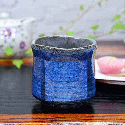 Waza no Kura Stylish Yuwan Kutani Ware Tea Cup Silver Decoration Large Tea Cup Bowl Ceramic Brand Japanese Tableware Made in Japan Birthday Gift 60th Birthday Celebration 70th Birthday Celebration 77th Birthday Celebration 80th Birthday Celebration 88th B