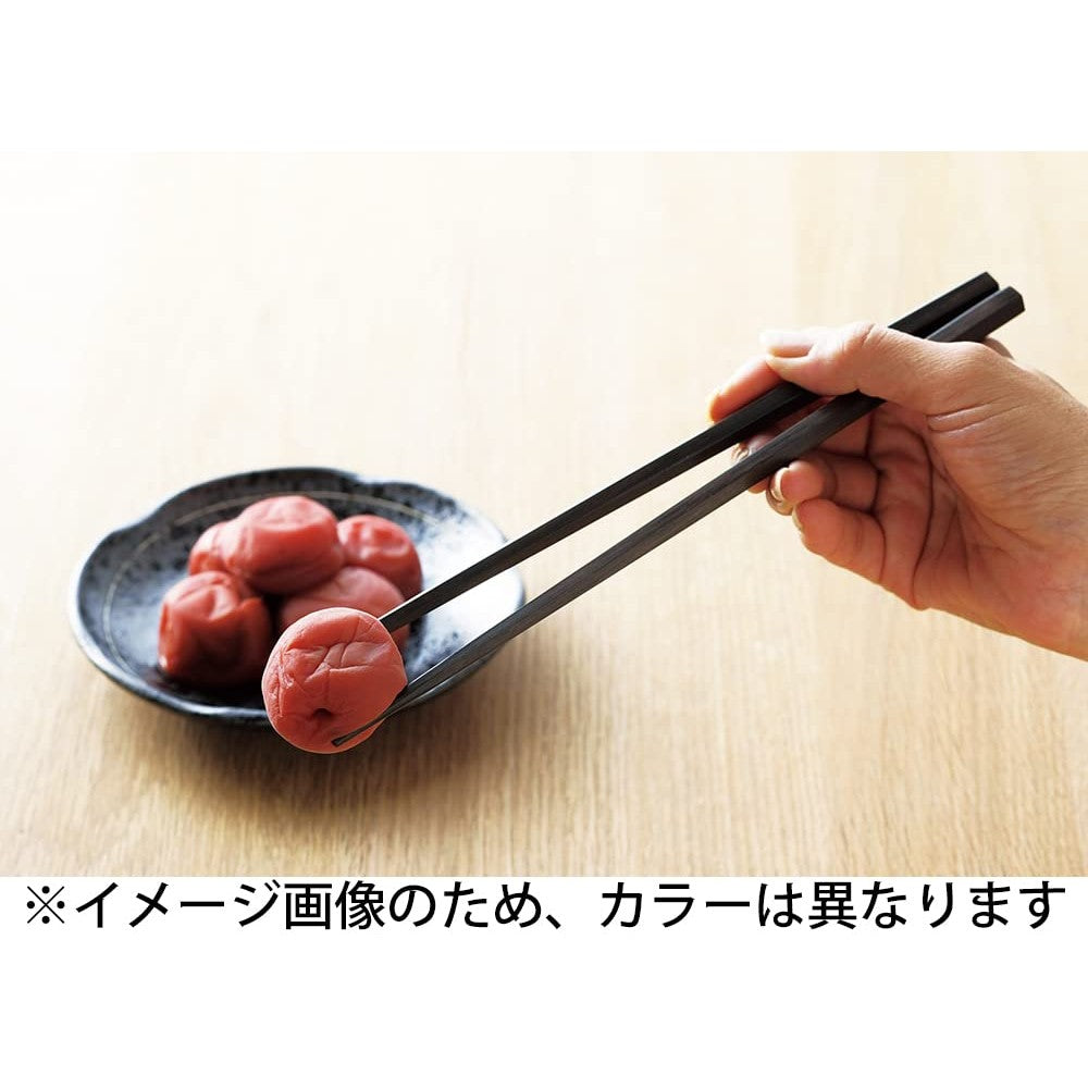 23.5cm Triple Generation Black Ebony Hexagonal Chopsticks (Large) KS-1040
