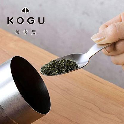 KOGU Tea Measuring Spoon [Made in Japan] Stainless Steel Tea Leaves 2g Tea Black Tea Small Compact Simple Matte Finish Tsubame Sanjo 41290 Gift Birthday Anniversary Present Mother's Day Shimomura Corporation