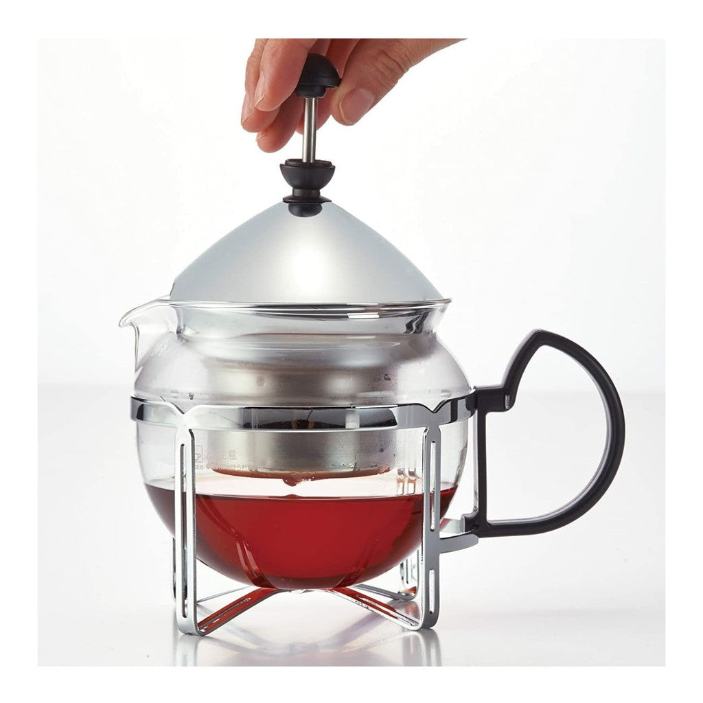 HARIO Tea King Silver for 2 People - Gift, Present CHAN-2SV Multi