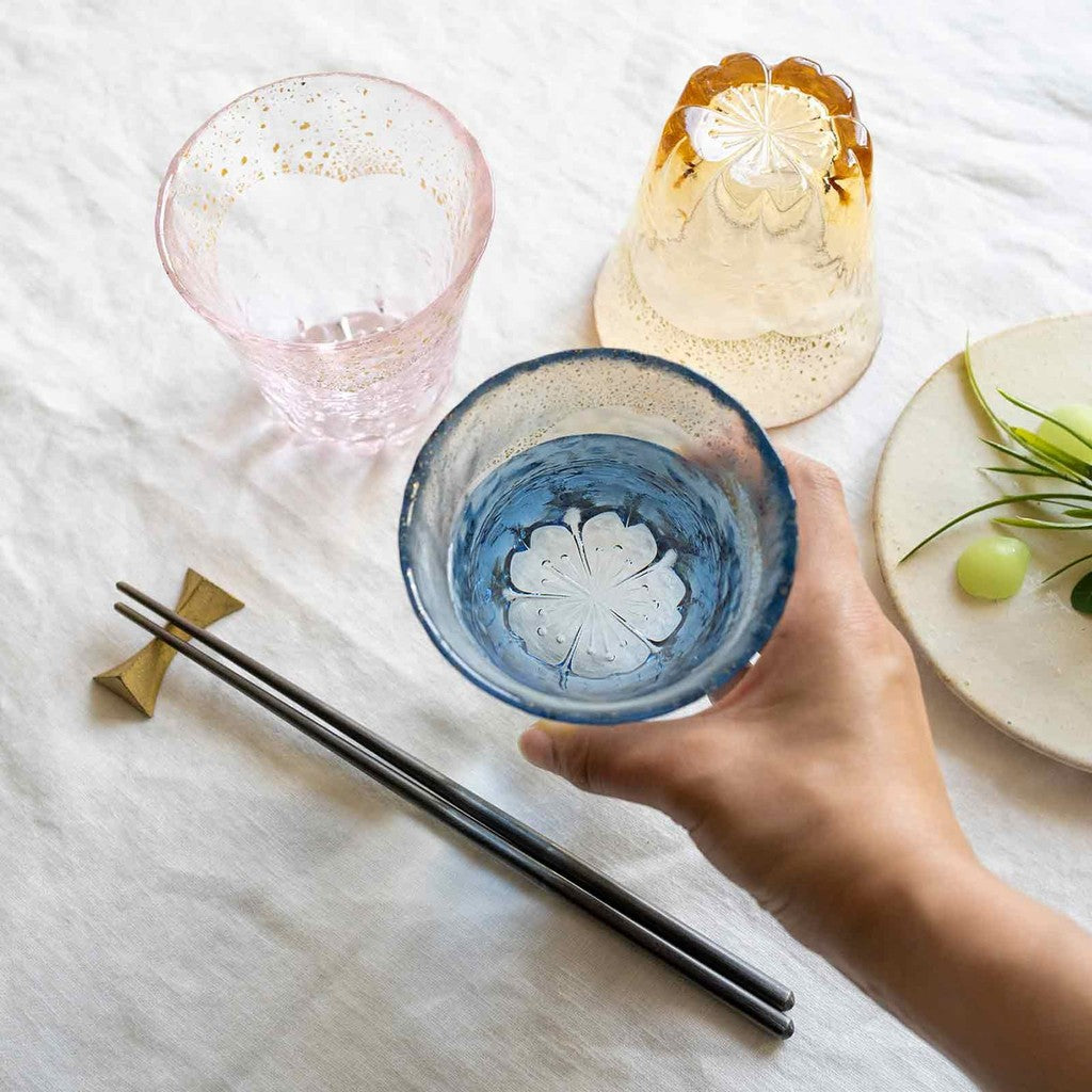【made in japan】
Toyo Sasaki Glass Wa Glass On Fuji Cherry Blossom Hot Water Soju Glass with Gold Leaf, 270ml, Made in Japan, Shochu Glass, Glass Cup, Beer Glass, Highball Glass, Gift, Present, Suitable for Special Occasions such as Respect for the Aged Da