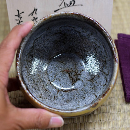 Matcha Bowl, Ceramic, Tea Utensil, Kutani Ware, Matcha Tea Bowl, Gold Leaf, Mandarin Duck, Brand, Matcha, Rice Bowl, Japanese Tableware, Made in Japan.