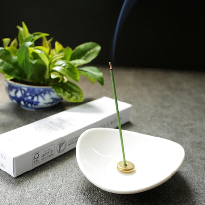 Noguchi Kumataro Tea Garden Incense Sticks - Green Tea and Matcha Scent, Approximately 40 Sticks, Sandalwood, Awaji Island, Deodorizing Aroma, Made in Japan, Gift Item