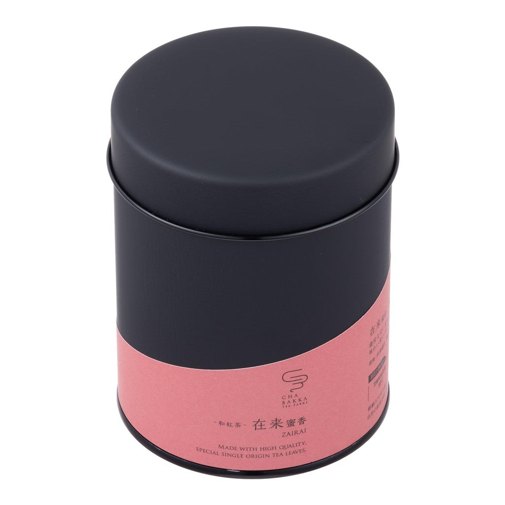 CHABAKKA TEA PARKS Japanese Black Tea Traditional Honey Aroma Ushino 50g Leaf Tea Can