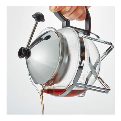 HARIO Tea King Silver for 2 People - Gift, Present CHAN-2SV Multi