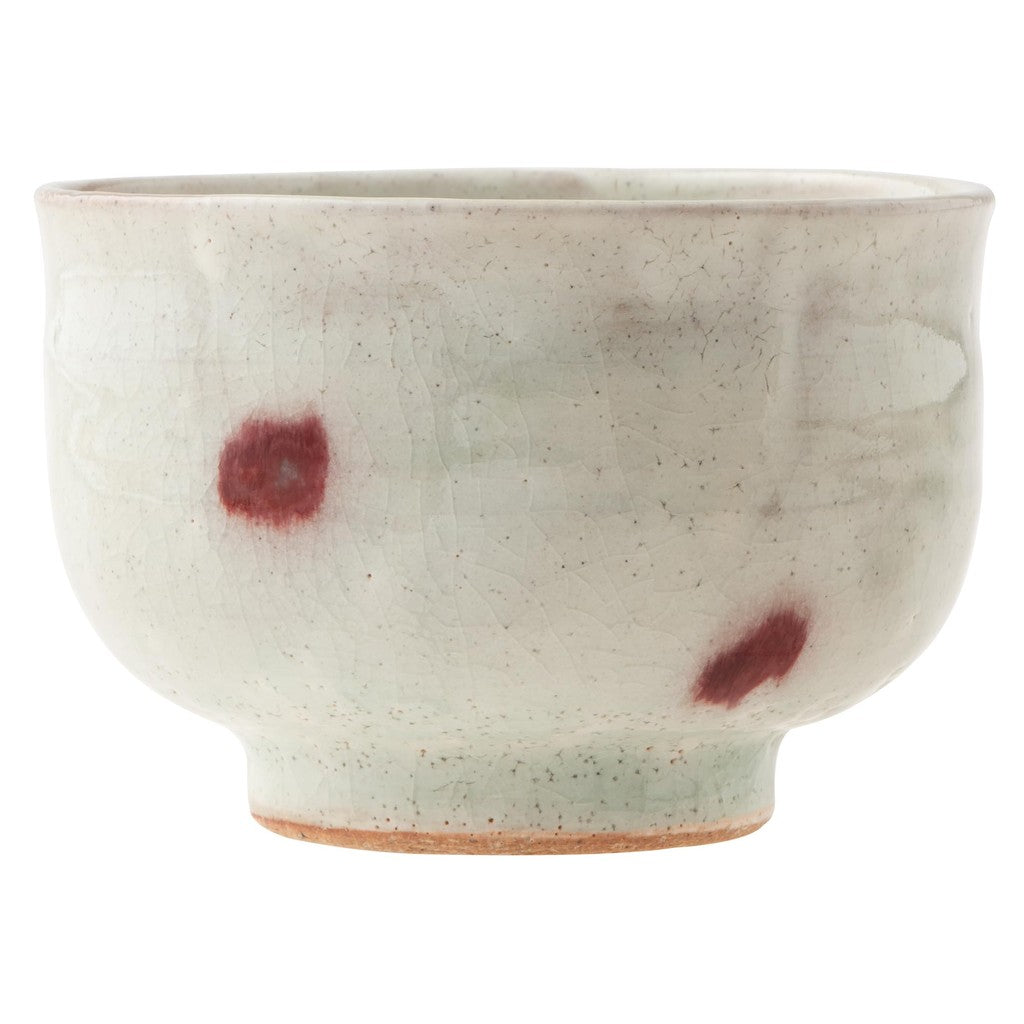 Marui Ceramic Shigaraki Ware Hachimmon Matcha Bowl Diameter approximately 11 cm Cherry Blossom White MR-3-4122