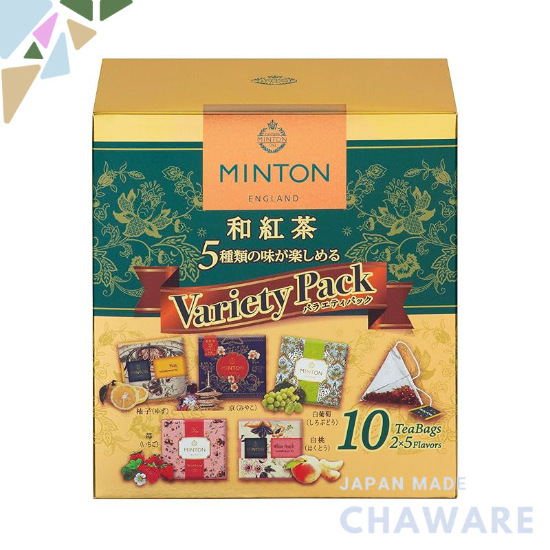 Kyoei Seicha MINTON Japanese Black Tea Variety Pack 10 bags