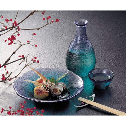 Toyo Sasaki Glass Sake Glass Collection - Sake Set for Chilled Sake, Made in Japan. Includes Sake Cups, Sake Glasses, and Carafe. Perfect for Gifts and Presents for Respect for the Aged Day, Father's Day, Mother's Day, and Birthdays. G604-M77.
