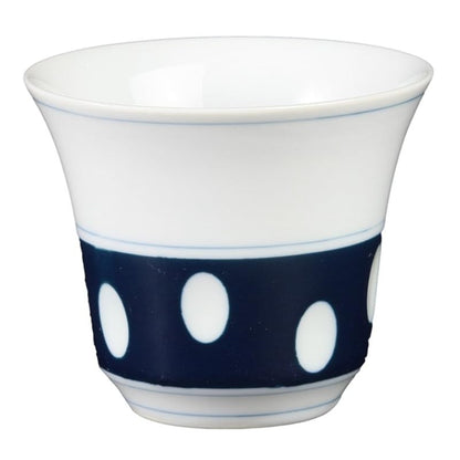 【made in japan】
Arita Ware Medium Roasted Green Tea Set with Polka Dot Pattern - Item No. 62499, Perfect for Tea Lovers 