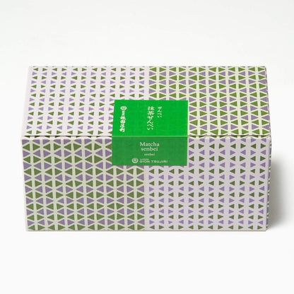 Gion Tsujiri Matcha Rice Crackers 70g - Matcha Snack, Gift, Sweets, Rich Flavor, Kyoto Souvenir, Gift Box, Present, Matcha Treats