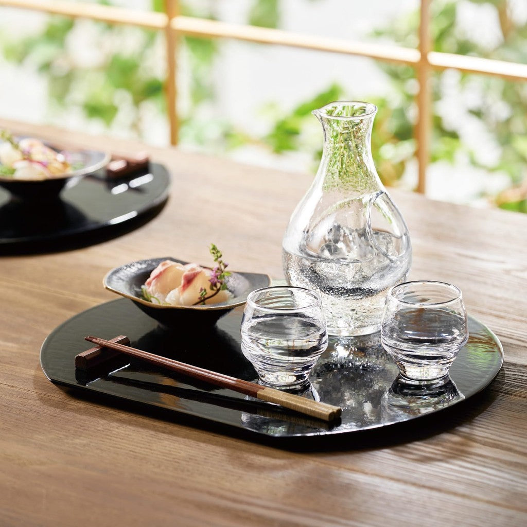 【made in japan】
Eastern Sasaki Glass Sake Chilled Set, Sake Glass Collection, Complete Sake Utensils, Boxed, Made in Japan, Dishwasher Safe, Clear, 3-Piece Set, Father's Day G604-M79 (Carafe) 300ml × 1, (Cup) 100ml × 2