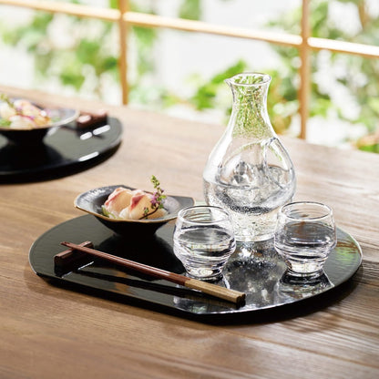【made in japan】
Eastern Sasaki Glass Sake Chilled Set, Sake Glass Collection, Complete Sake Utensils, Boxed, Made in Japan, Dishwasher Safe, Clear, 3-Piece Set, Father's Day G604-M79 (Carafe) 300ml × 1, (Cup) 100ml × 2