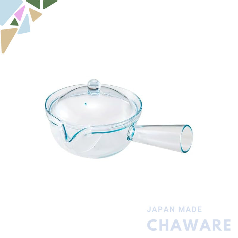 KOGU Tea Infuser, Unbreakable Teapot 260ml [Made in Japan], Dishwasher Safe, Made of Resin, Glass-Like Transparency, Lightweight, with Strainer, Graduated Measurements, Perfect for Outdoor Camping, Tea, and Black Tea, Stylish Gift, Present, Tsunan City Sa