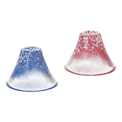 Toyo Sasaki Glass Cold Sake Glass Pair, Shofuku Cup, Mount Fuji Sake Cup Set, Made in Japan