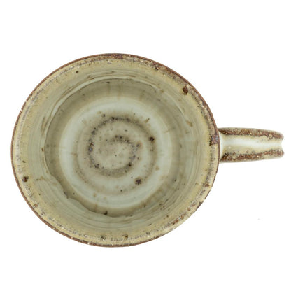 Tatara Ceramic Mug 300cc - Red Clay Knar and Blue Finishing, Water-Resistant, Made in Japan