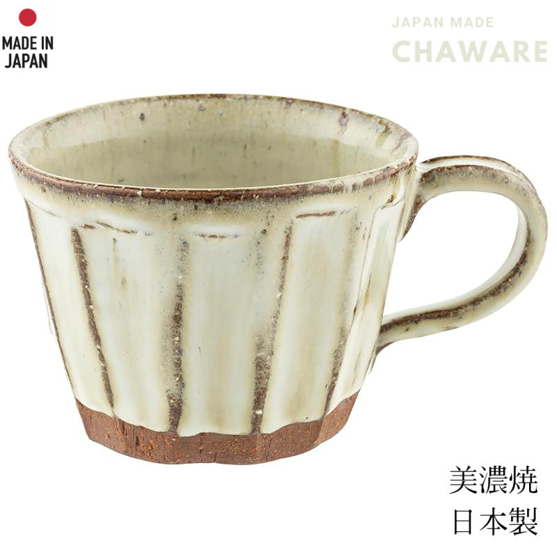 Tatara Ceramic Mug 300cc - Red Clay Knar and Blue Finishing, Water-Resistant, Made in Japan
