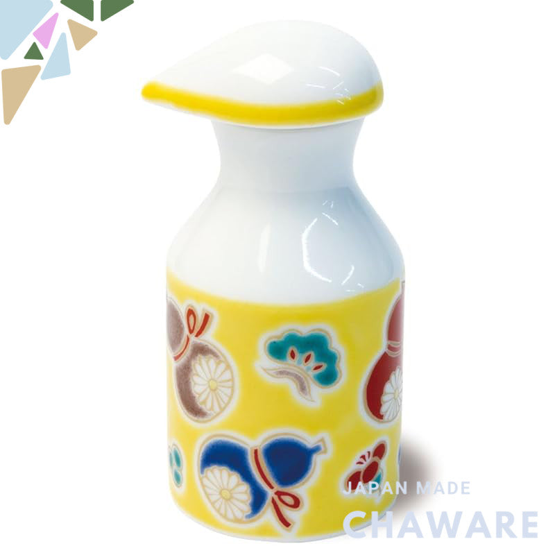 Drip-Free Soy Sauce Dispenser - Kutani Porcelain Six Melon Design (Boon for Health)