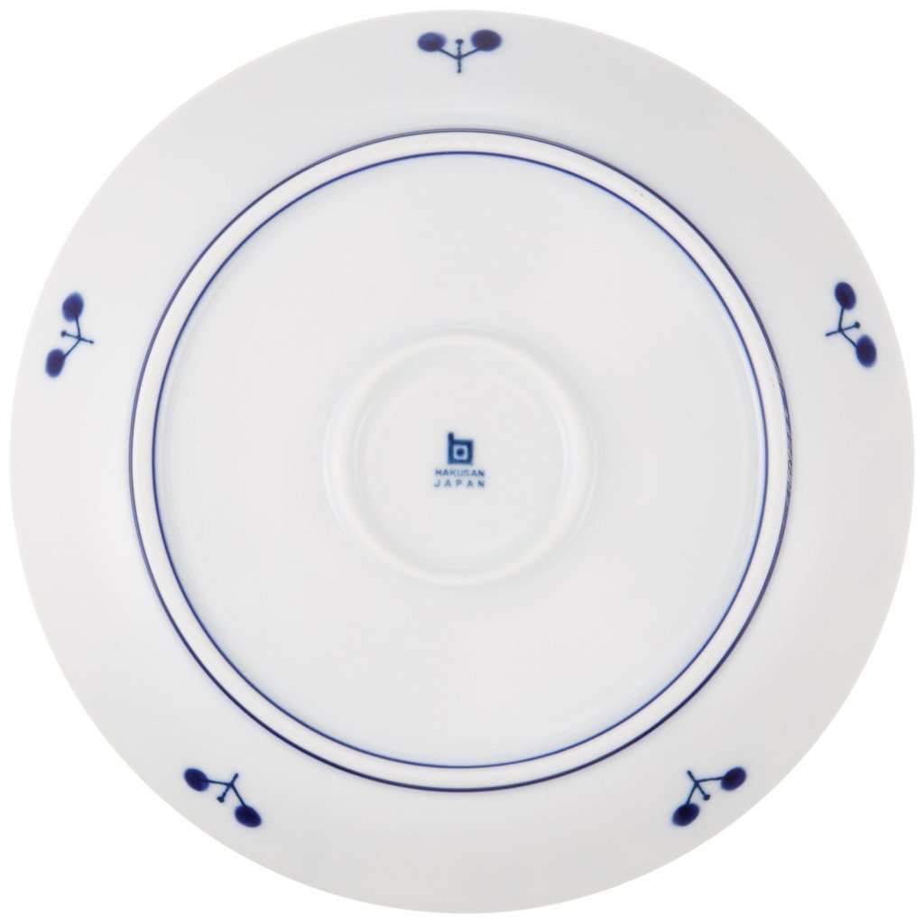 Hakusan Porcelain BLOOM Mini Wreath Plate (S) ama-751915 - Elegant ceramic dish designed for stylish dining and decoration. Perfect for serving desserts or as a decorative piece.