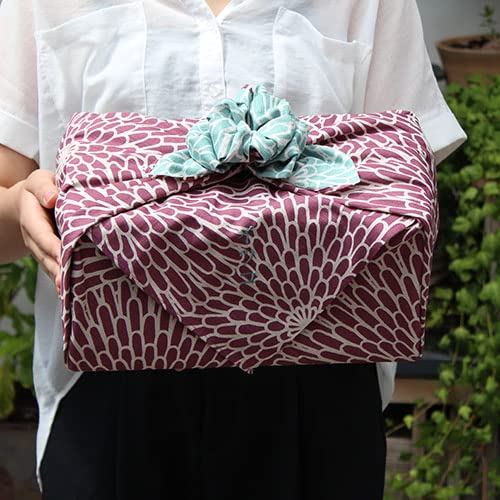 Musubi Furoshiki Reversible 104cm Cotton Multi-Pattern Wraps