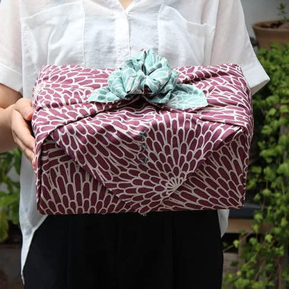 Musubi Furoshiki Reversible 104cm Cotton Multi-Pattern Wraps
