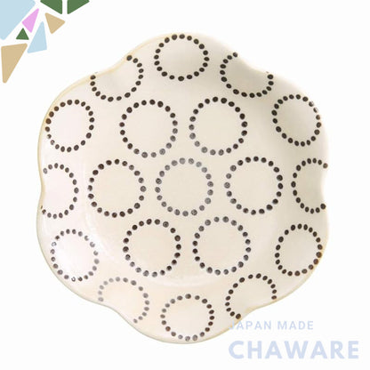 natural69 Hasami-yaki Kohiki Glazed Hexagonal Pressed Small Plate – Japanese Ceramic Side Plate, Microwave & Dishwasher 