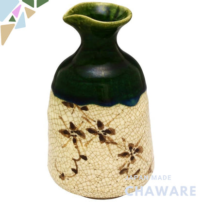 Seto-yaki "Kato Rokubei" Oribe-Glazed Japanese Handmade Ceramic Tableware