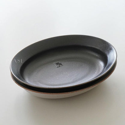 Seto-yaki Deep Ceramic Plate – Made in Japan, Microwave & Dishwasher Safe, Multipurpose Pasta/Curry/Salad Dish
