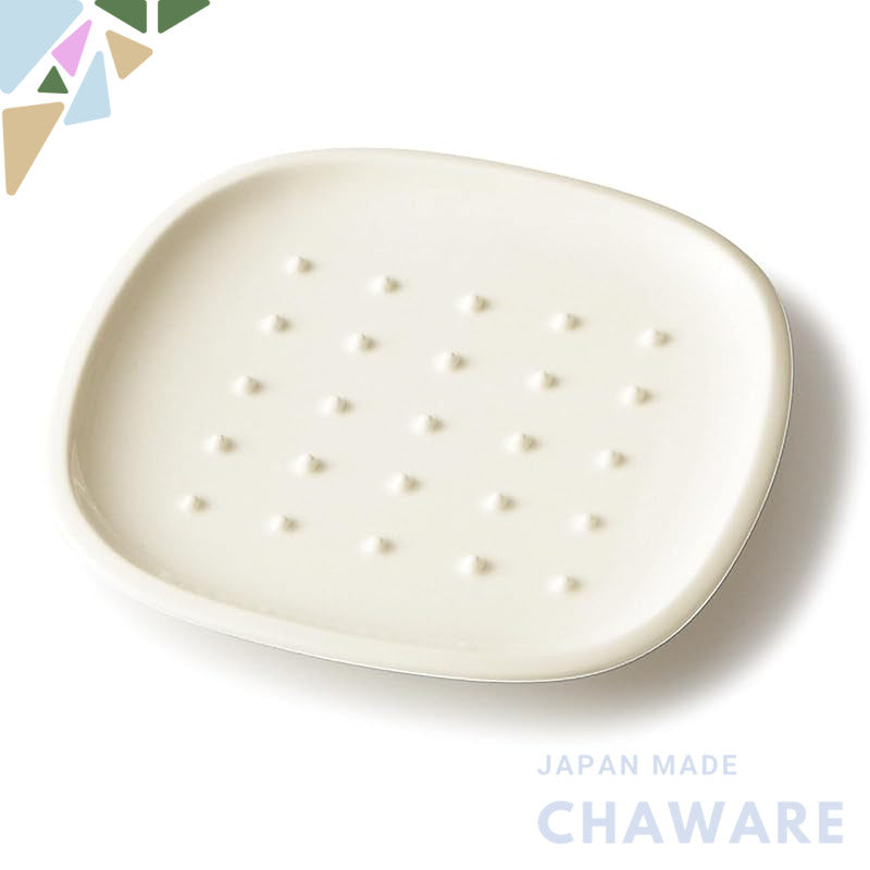 Miyama "Crust" 19×18 cm Mino Ware Bread/Side Plate – Microwave & Dishwasher Safe, Made in Japan