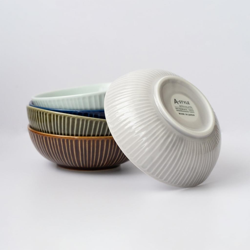 AITO Seisakusho Sogi 13cm Bowl - Light Blue Mino Ware, Microwave & Dishwasher Safe, Made in Japan