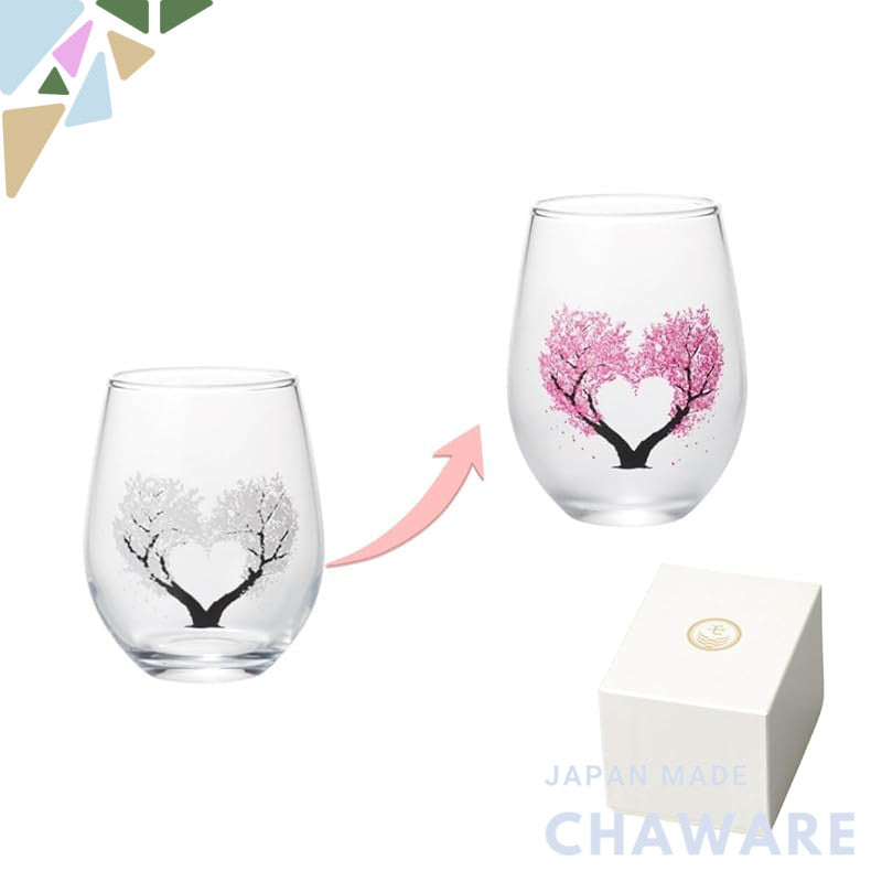 Marumo Takagi Thermochromic Heat-Sensitive Glass Tumbler – Japanese Decorative Drinkware