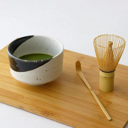 Dolce Duo Matcha Bowl, Oribe Two-Tone Mino Ware, Made in Japan, 11cm, 420ml, Utamaro Box MW-1846