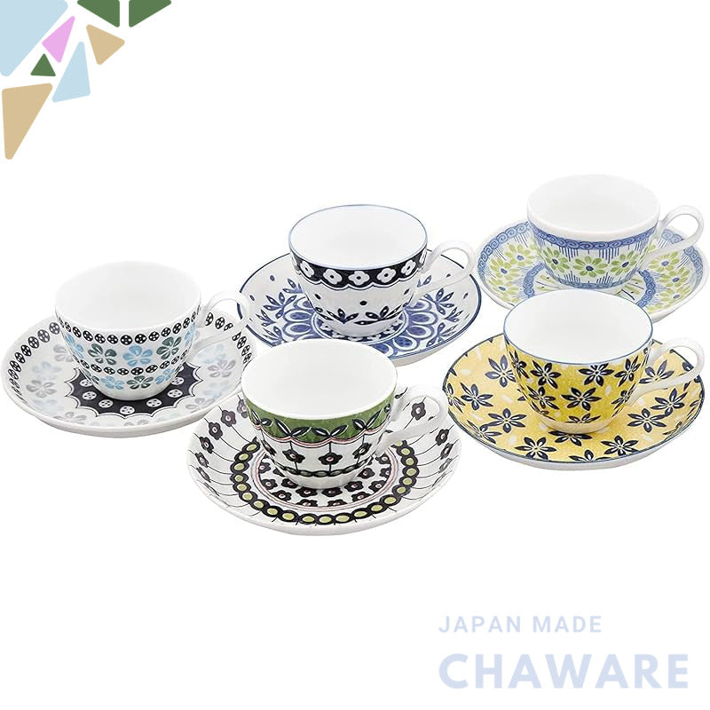 Awasaka Pottery Field Mino Porcelain Floral Tableware Collection — Japanese-Made Polish-Style Dinnerware