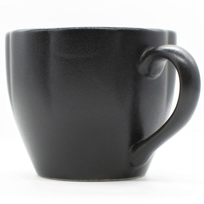 aito Hana 360ml Black Kurobeni Seto-yaki Ceramic Mug Microwave/Dishwasher Safe Made in Japan