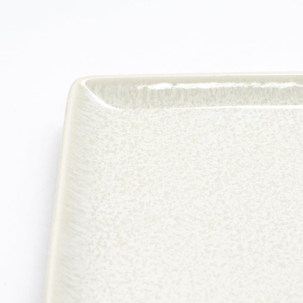 Aito "Natural Color" Mino Ware Rectangular Serving Plate 21 x 13 cm – Microwave & Dishwasher Safe, Made in Japan