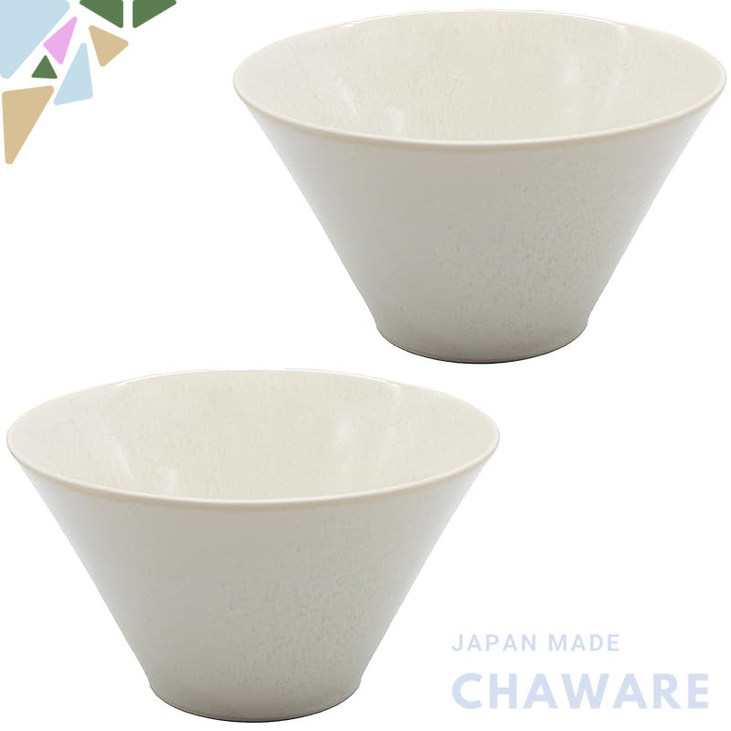 Aito Natural Color Mino Ware Large Donburi/Ramen Bowl 17cm x 9.4cm — Microwave & Dishwasher Safe Japanese Ceramic