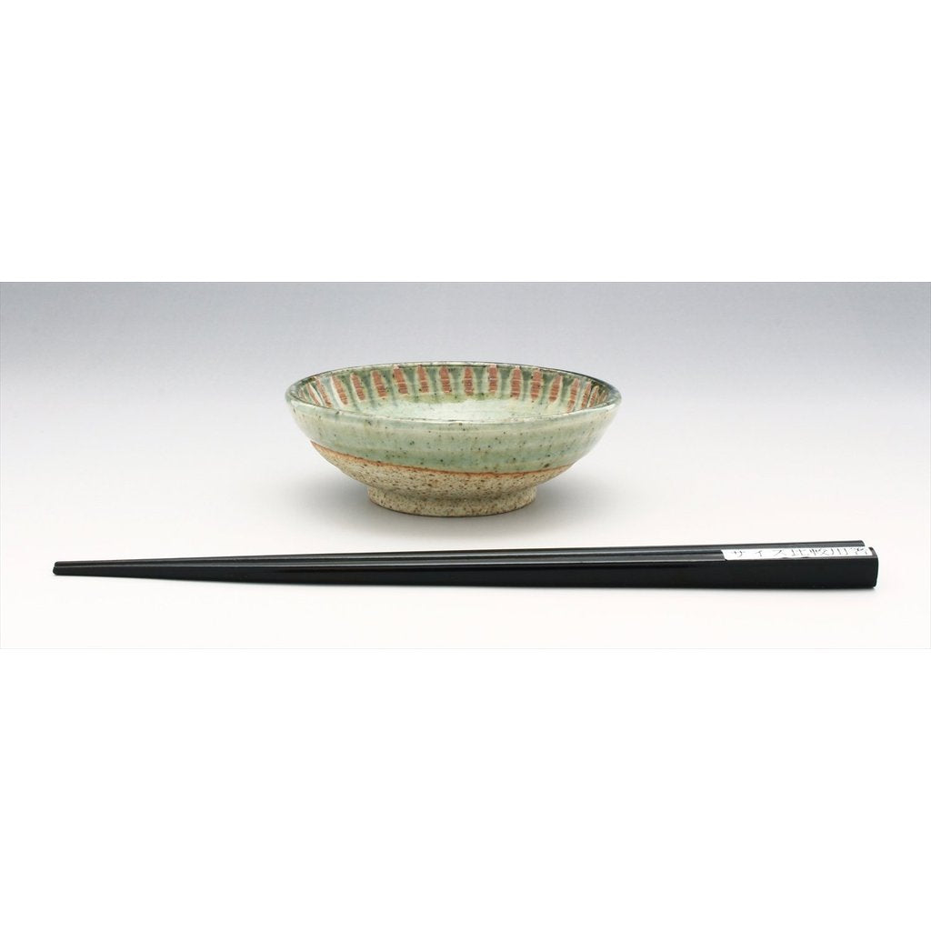 Seto Ware Shinsen Pottery Ash-Glazed "Tokusa" Pattern Japanese Tableware – Plates & Bowls (Made in Japan)