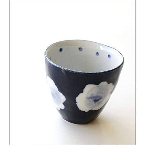 Stylish Japanese Seto-yaki Ceramic Yunomi Tea Cup 210cc RURI Free Cup - Cute Handcrafted Pottery