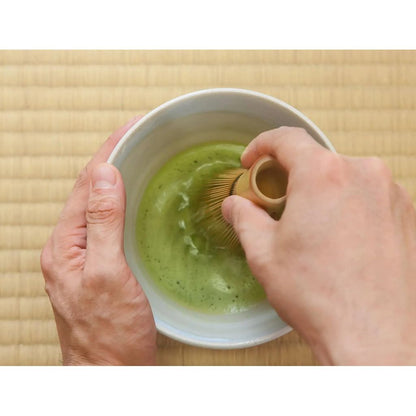 Matcha Whisk (100 Prongs) - Made in Japan, Natural Bamboo, Perfect for Frothing Matcha and Tea Ceremony Practice, Includes Protective Case and Trilingual Instructions, Kyoto Koryodo.