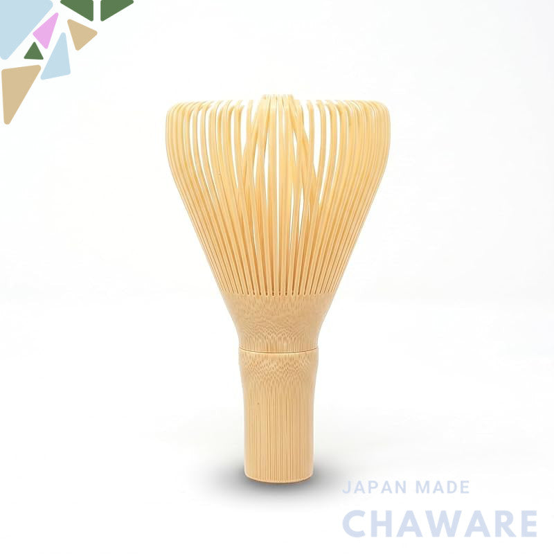 Made in Japan Ivory Resin Chasen Matcha Tea Whisk, Dishwasher Safe, Durable Reusable Tool