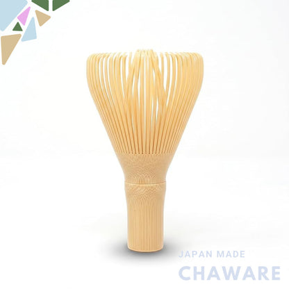 Made in Japan Ivory Resin Chasen Matcha Tea Whisk, Dishwasher Safe, Durable Reusable Tool