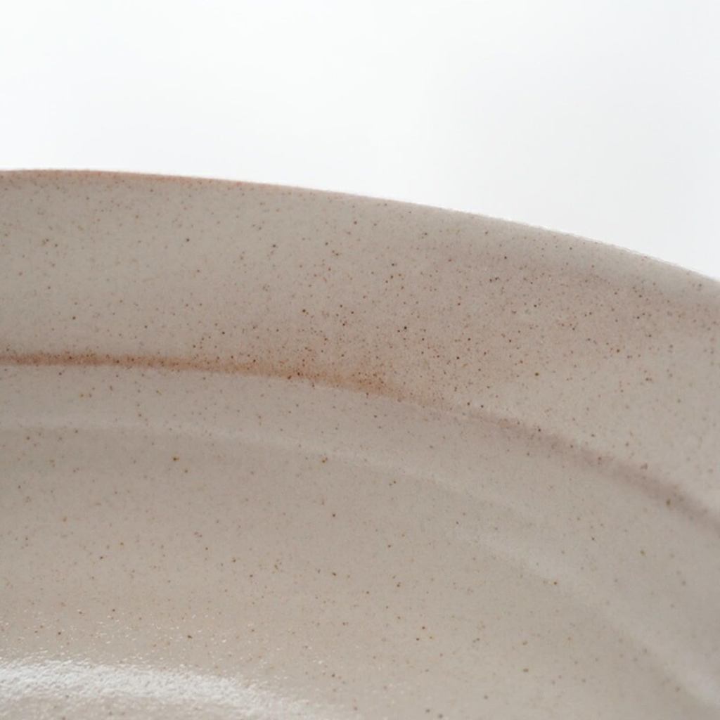 Seto-yaki Deep Ceramic Plate – Made in Japan, Microwave & Dishwasher Safe, Multipurpose Pasta/Curry/Salad Dish