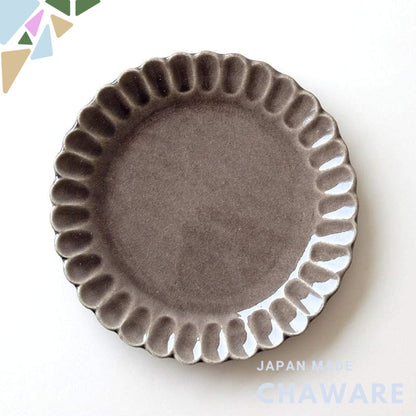 Hana Kasane 20cm Seto Ware Ceramic Plate — Cute, Simple, Made in Japan