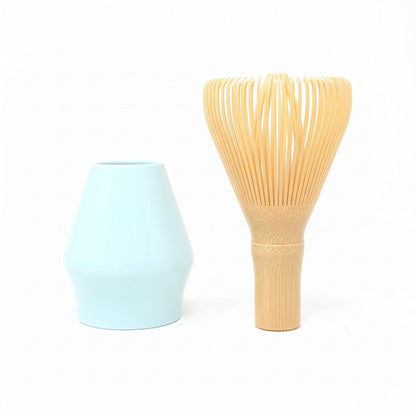 Made in Japan Ivory Resin Chasen Matcha Tea Whisk, Dishwasher Safe, Durable Reusable Tool